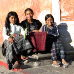 Young girls in Antigua, Guatemala